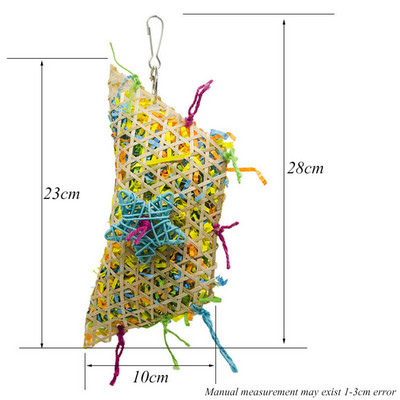 Traumdeutung Jucării pentru papagali pentru păsări Accesorii Rechizite Cockatiel Biban Jucărie pentru animale de companie Budgie Parakeet Decoration colivie jouet perruche