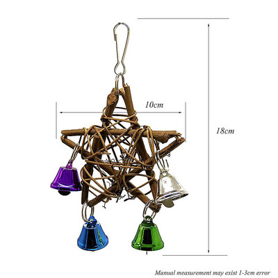 Traumdeutung Jucării pentru papagali pentru păsări Accesorii Rechizite Cockatiel Biban Jucărie pentru animale de companie Budgie Parakeet Decoration colivie jouet perruche