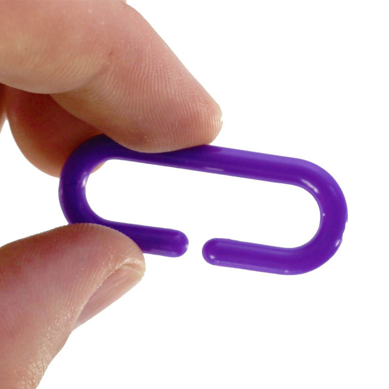 100 kom Sugar Glider Papiga Pribor za ptice C-kopče Plastične igračke za papige Kuke Lanac Štakor Papiga Dijelovi za ptice C-karike