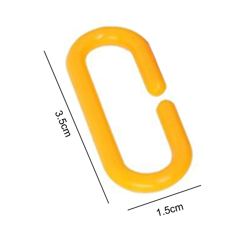 100 kom Sugar Glider Papiga Pribor za ptice C-kopče Plastične igračke za papige Kuke Lanac Štakor Papiga Dijelovi za ptice C-karike