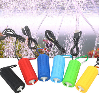 Mini USB Fish Tank Кислородна въздушна помпа Филтър за воден терариум Mute Енергоспестяващи консумативи Аксесоари за аквариум