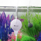 Mini pompă de aer agăța masa rezervorului de ventuză crește pompa de oxigen mut sunet scăzut Compresor de aer balon de piatră cu bule pentru acvariu