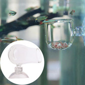 Γυάλινη γλάστρα για φλιτζάνι φυτών Κρεμαστή δεξαμενή ψαριών Waterweed Cup Water Planting Κυλίνδρος Τροφοδότης Κύπελλο Διακοσμητικό Ενυδρείο