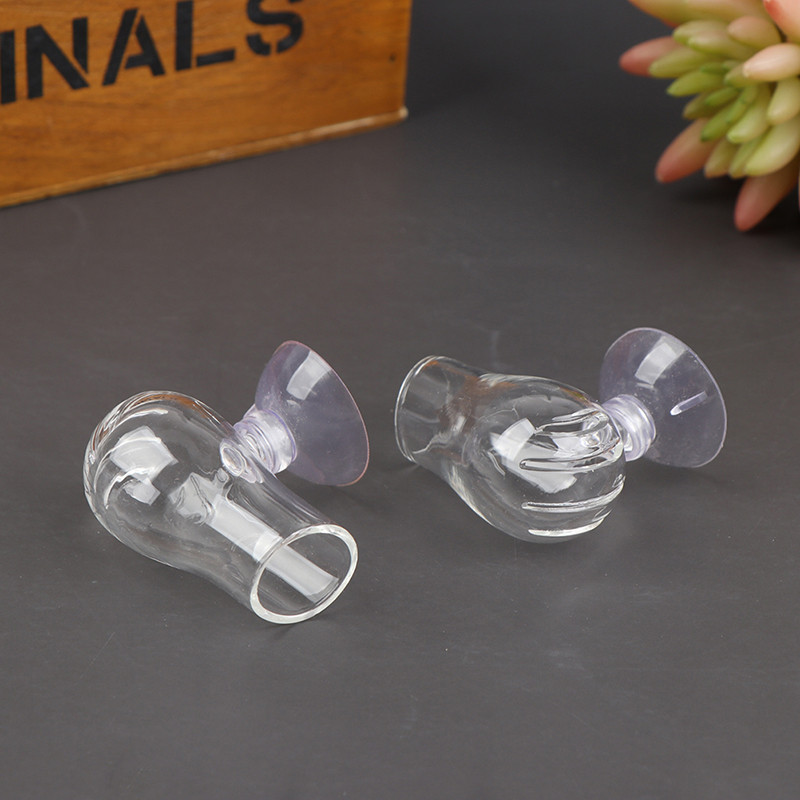 Γυάλινη γλάστρα για φλιτζάνι φυτών Κρεμαστή δεξαμενή ψαριών Waterweed Cup Water Planting Κυλίνδρος Τροφοδότης Κύπελλο Διακοσμητικό Ενυδρείο