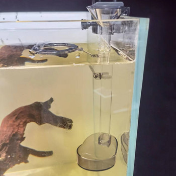 Тръба за хранене на аквариум Пластмасова хранилка за скариди с купа за хранене Плаващ пръстен за аквариум с ниско ниво на водата Dropshipping