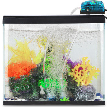 SOBO SB-248A/SB-348A Аерационна помпа Fish Tank Прозрачна тиха кислородна помпа Оксигенационна помпа