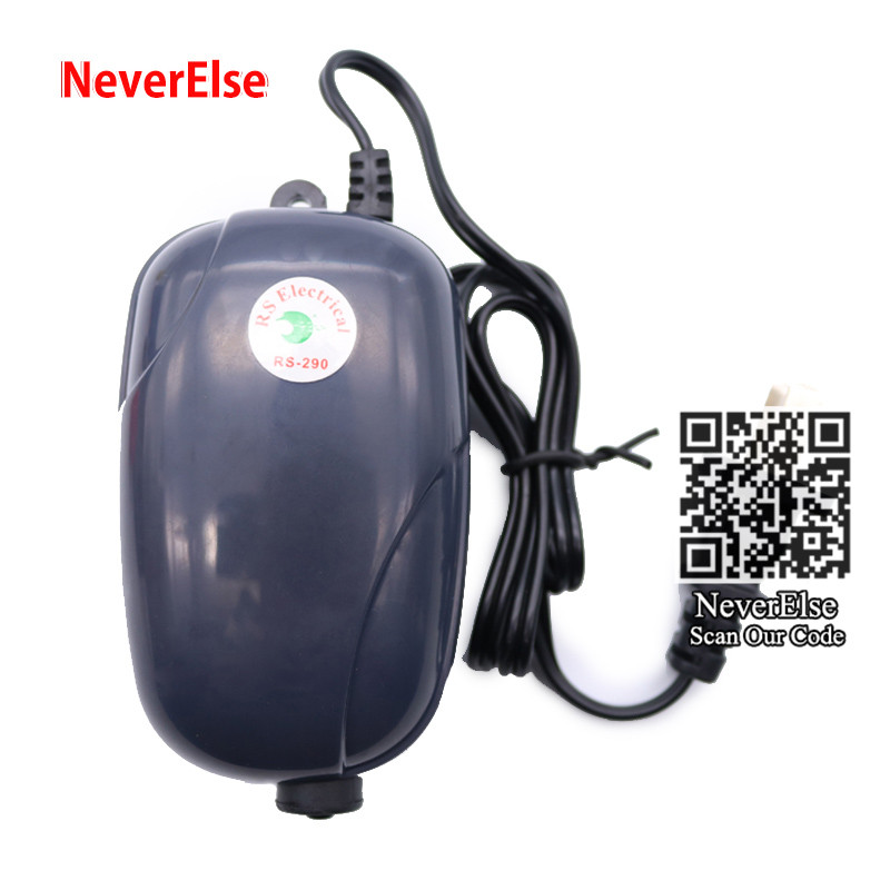 Akvārija gaisa sūknis, kompresors, aerators ar vienu/dubultu izeju + aksesuāri ar gaisa burbuļu akmens cauruli 3 W/5 W zivju tvertnes dīķa skābekļa sūknis