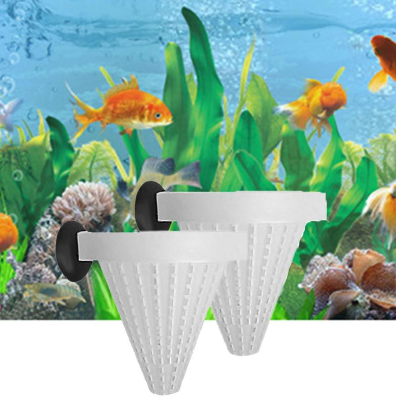 Red Worm Feeding Automaatne kalasöötja Kitsenev akvaariumi lehtri tassiga kalatoidu söötja Iminapaga Betta kalapaagid Tööriistad