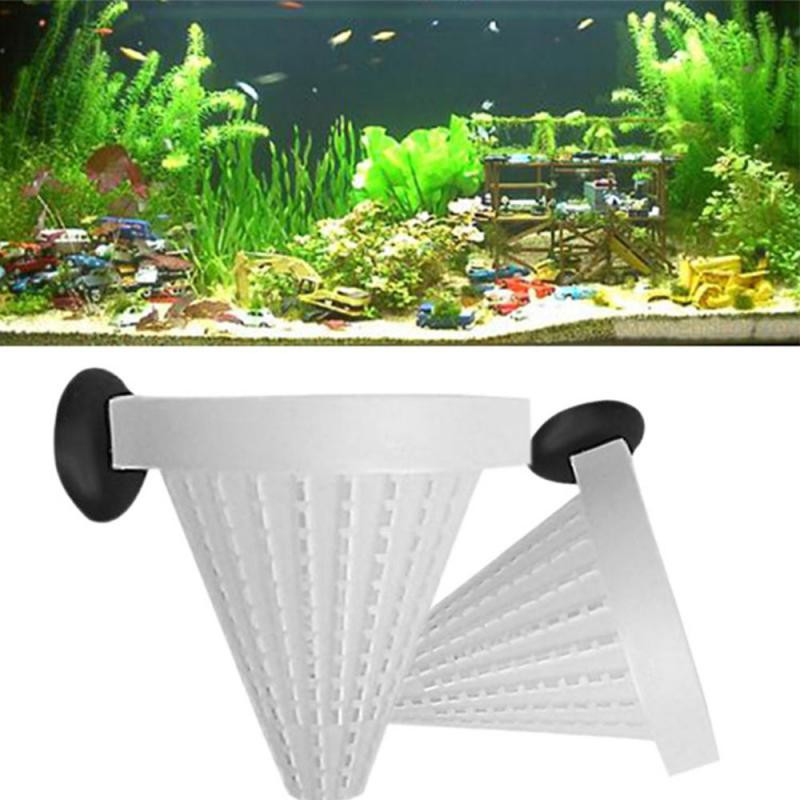 Red Worm Feeding Automaatne kalasöötja Kitsenev akvaariumi lehtri tassiga kalatoidu söötja Iminapaga Betta kalapaagid Tööriistad