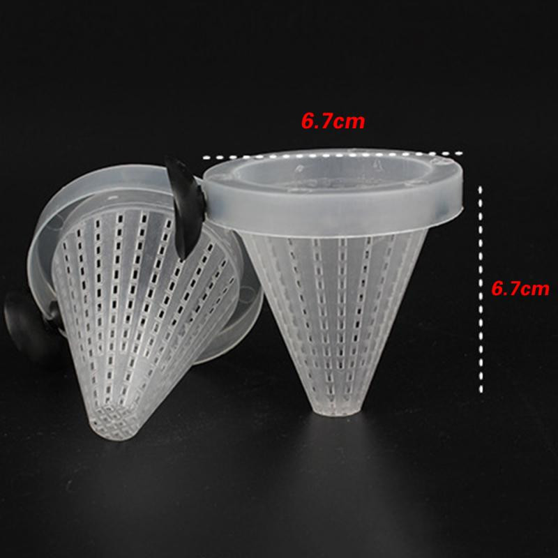 Red Worm Feeding Automaatne kalasöötja Kitsenev akvaariumi lehtri tassiga kalatoidu söötja Iminapaga Betta kalapaagid Tööriistad