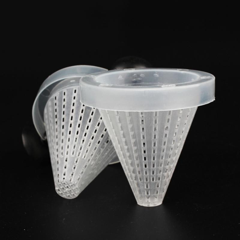 Red Worm Feeding Automaatne kalasöötja Kitsenev akvaariumi lehtri tassiga kalatoidu söötja Iminapaga Betta kalapaagid Tööriistad