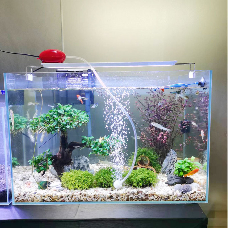 Akvaariumi hapnikupump kalapaak vaikne õhukompressor aeraator kaasaskantav miniaeraator akvaariumi tarvikud 2,5W / 3W