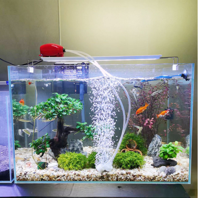 Akvaariumi hapnikupump kalapaak vaikne õhukompressor aeraator kaasaskantav miniaeraator akvaariumi tarvikud 2,5W / 3W