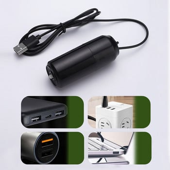 Aquarium Oxygen Air Pump Fish Tank Mini USB Silent Air Compressor Aerator Φορητό Aquarium Oxygenator Aquarium Accessories 5v1W