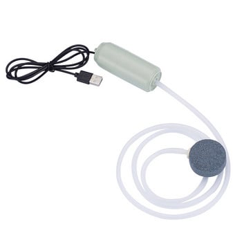 Aquarium Oxygen Air Pump Fish Tank Mini USB Silent Air Compressor Aerator Φορητό Aquarium Oxygenator Aquarium Accessories 5v1W