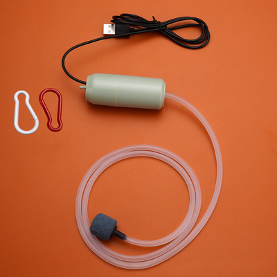 Akvaariumi hapnikuõhupump kalapaak Mini USB vaikne õhukompressor aeraator kaasaskantav akvaariumi hapnikuga pumba akvaariumi tarvikud 5v1W