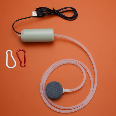 Akvaariumi hapnikuõhupump kalapaak Mini USB vaikne õhukompressor aeraator kaasaskantav akvaariumi hapnikuga pumba akvaariumi tarvikud 5v1W