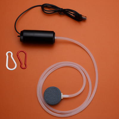 Akvaariumi hapnikuõhupump kalapaak Mini USB vaikne õhukompressor aeraator kaasaskantav akvaariumi hapnikuga pumba akvaariumi tarvikud 5v1W