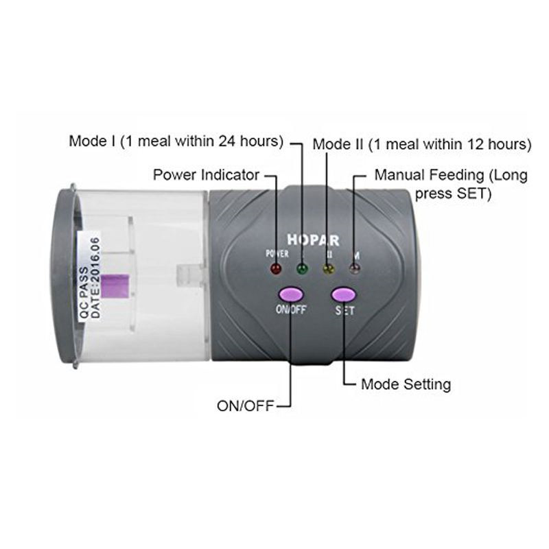 Täisautomaatne söötja akvaariumi Smart Timing Mini automaatne kalasöötja Multifunktsionaalne praktiline toidujaotur