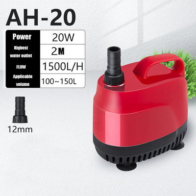 Pompă submersibilă Pompă de apă ultra silențioasă 6W 11W 15W 20W 35W 45W 60W 90W 120W pentru rezervor de pești iaz acvariu fântână hidroponică