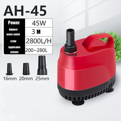 Pompă submersibilă Pompă de apă ultra silențioasă 6W 11W 15W 20W 35W 45W 60W 90W 120W pentru rezervor de pești iaz acvariu fântână hidroponică