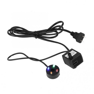 Pompă pentru rezervor de pește cu 4 LED-uri pentru acvariu fântână cu stâncă Pompă de oxigen pentru pește, decorare pentru lanternă pentru acvariu Nou