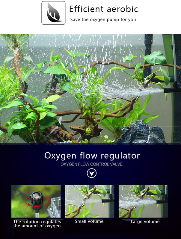 Sunsun Aquarium Fish Tank JY02 JY03 Surface Protein Skimmer 3W 5W 220V Oil Processor Processor Remover Filter