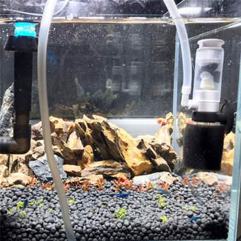 Αξεσουάρ Πνευματικού Φίλτρου Ενυδρείου Mini Internal Purifier Fish Tank Multi Layer Filter Media for Increase Oxygen Air Pump