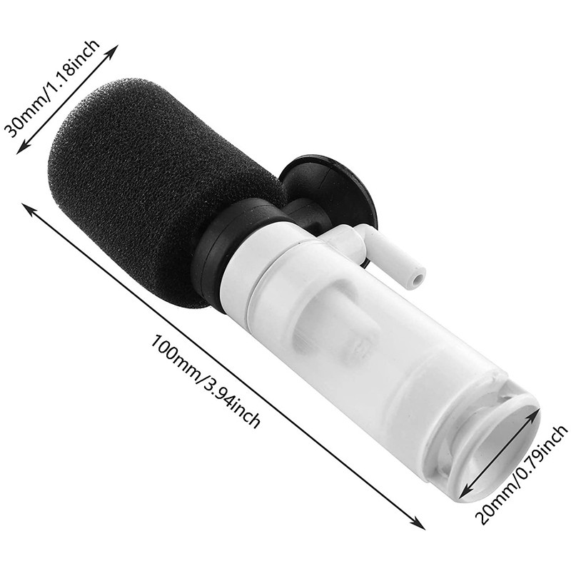 Αξεσουάρ Πνευματικού Φίλτρου Ενυδρείου Mini Internal Purifier Fish Tank Multi Layer Filter Media for Increase Oxygen Air Pump