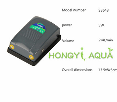 SOBO Δεξαμενή ψαριών Αντλία οξυγόνου Ιχθυοκαλλιέργεια Αντλία αερισμού Αντλία αέρα Ενυδρείο Αεροσυμπιεστής SB-248A/348A/648/748/848/948/988 220-240V