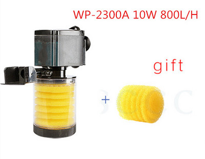 Filtru 3 în 1 pentru filtru de acvariu pentru acvariu Mini filtru pentru acvariu, purificator de apă submersibil de oxigen pentru acvariu