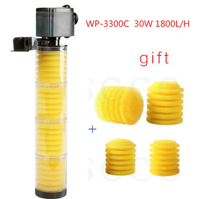 Filtru 3 în 1 pentru filtru de acvariu pentru acvariu Mini filtru pentru acvariu, purificator de apă submersibil de oxigen pentru acvariu