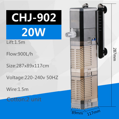 Filtru 3 în 1 pentru filtru de acvariu pentru acvariu Mini filtru pentru acvariu, purificator de apă submersibil de oxigen pentru acvariu