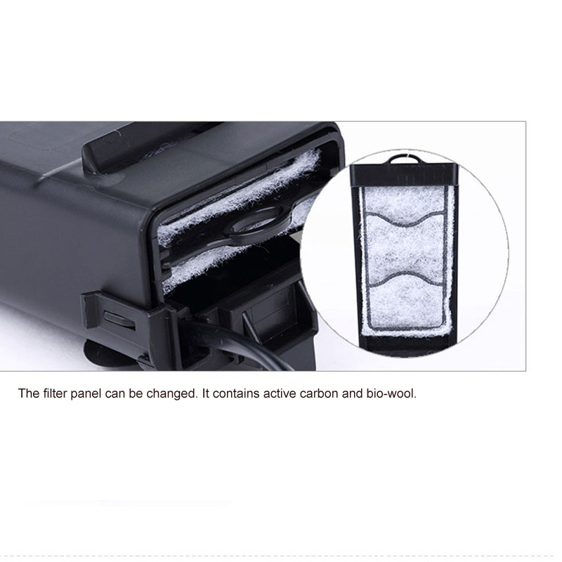 Resun CX-100 CX-200 stil fântână acvariu broască țestoasă șopârlă rezervor de pește filtru intern cu apă scăzută