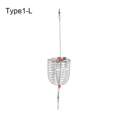 Roostevabast terasest püügilant puur Püügitarbed söödad Püügilõks korvi söötja hoidik konteineri peibutis meelitavad võrgust puurid