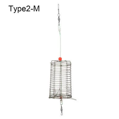 Roostevabast terasest püügilant puur Püügitarbed söödad Püügilõks korvi söötja hoidik konteineri peibutis meelitavad võrgust puurid