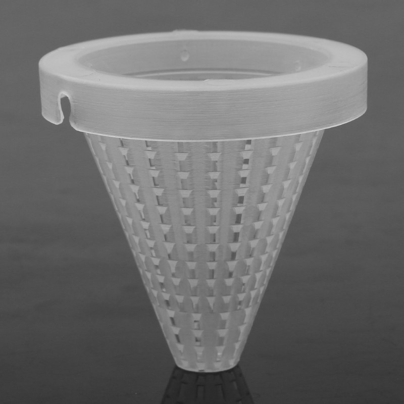 20 τμχ Fish Feeder Red Worm Food Feeding Aquarium Cone Funnel Fish Food Feed Tool Τροφοδότης ενυδρείου