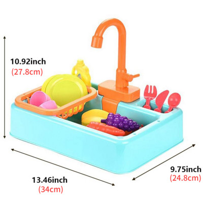 Pet Parrots Παιχνίδι ηλεκτρικό πλυντήριο πιάτων Μπανιέρα Parrot with Faucet Bird Bathing Box Τροφοδότης Food Water Dispenser Παιχνίδια μπάνιου πουλιών