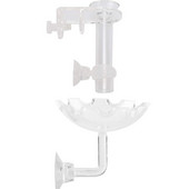 Akvaariumi krevettide söötmisnõu ja toru akrüülkrevettide kalatoidu söötmiskauss akvaariumi kalapaagi jaoks