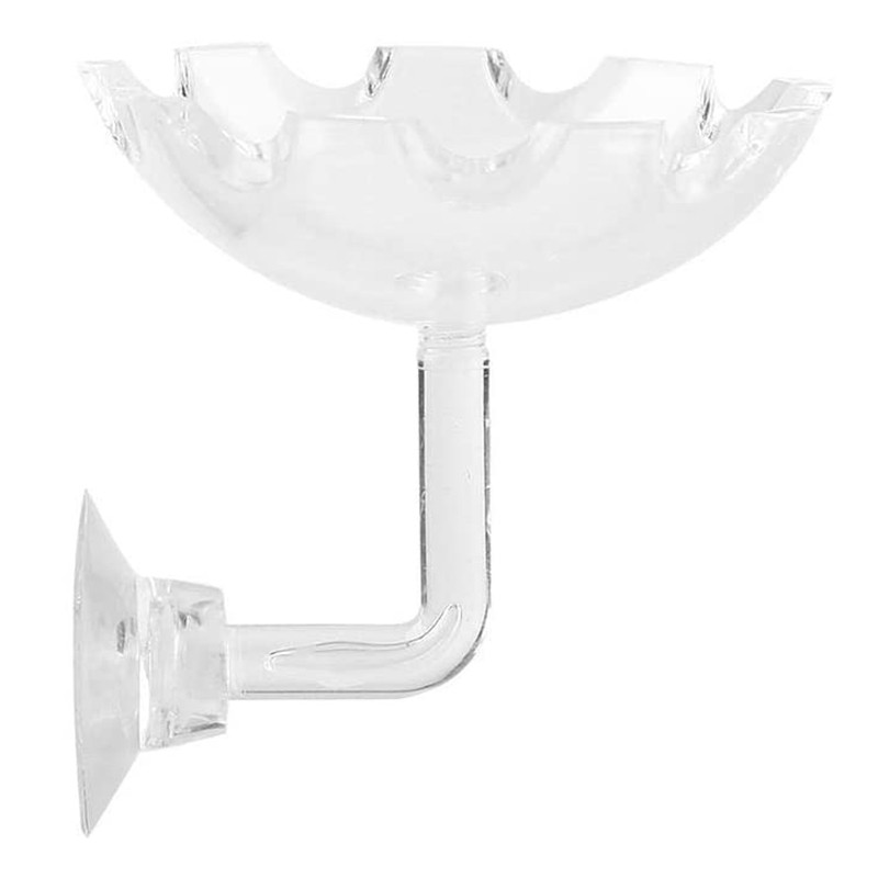 Akvaariumi krevettide söötmisnõu ja toru akrüülkrevettide kalatoidu söötmiskauss akvaariumi kalapaagi jaoks