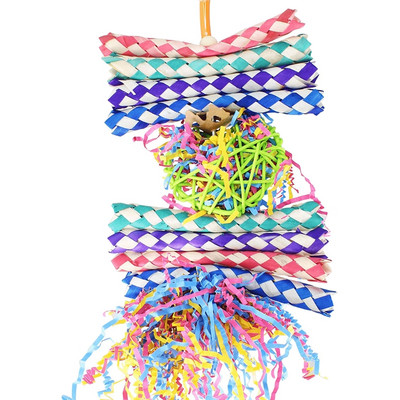 Papagoi mänguasjad Rippuvad lindude otsimine purustaja Mänguasjad Lindude närimismänguasjad sobivad väikestele ja keskmistele papagoidele arapapagoid