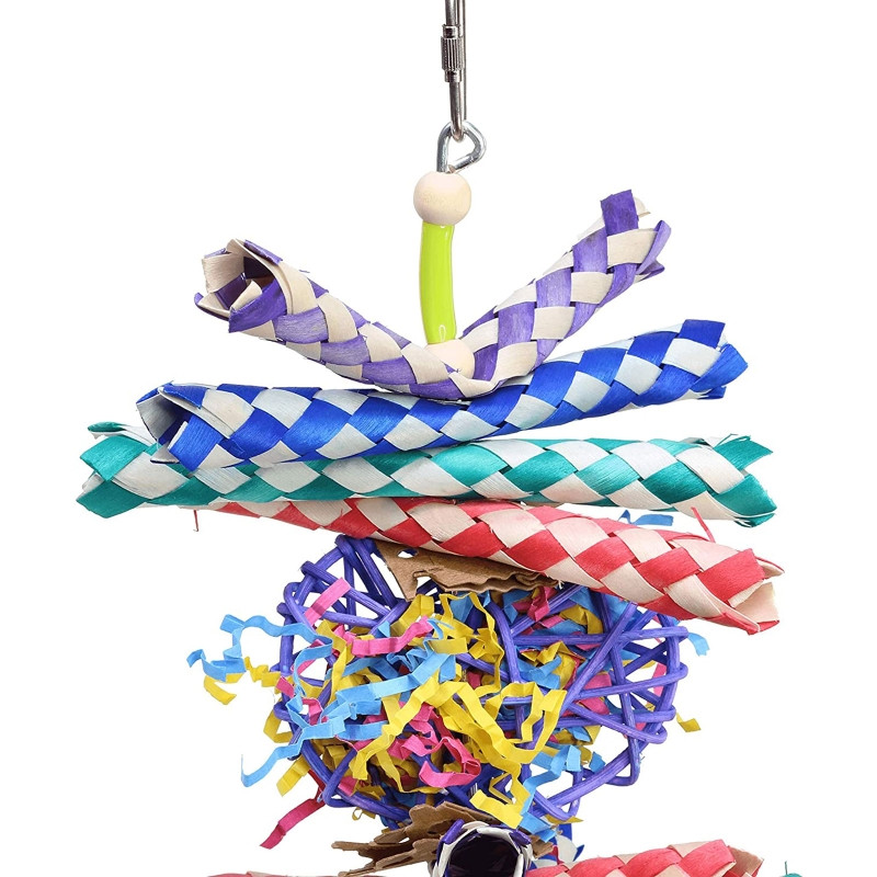 Papagoi mänguasjad Rippuvad lindude otsimine purustaja Mänguasjad Lindude närimismänguasjad sobivad väikestele ja keskmistele papagoidele arapapagoid