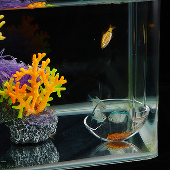 Стъкло за аквариум Езофагеална тръба за хранене с висока пропускливост Хранене на артефакти за скариди Устройство за хранене на аквариум Кутия за хранене