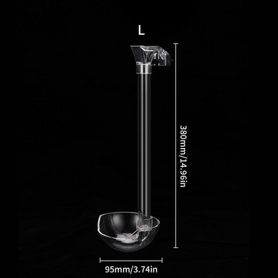 Γυαλί ενυδρείου Υψηλής διαπερατότητας Οισοφαγικός σωλήνας σίτισης Τροφοδότης τεχνητού γαρίδας Τροφοδότης Συσκευή τροφοδοσίας ενυδρείου Κουτί σίτισης