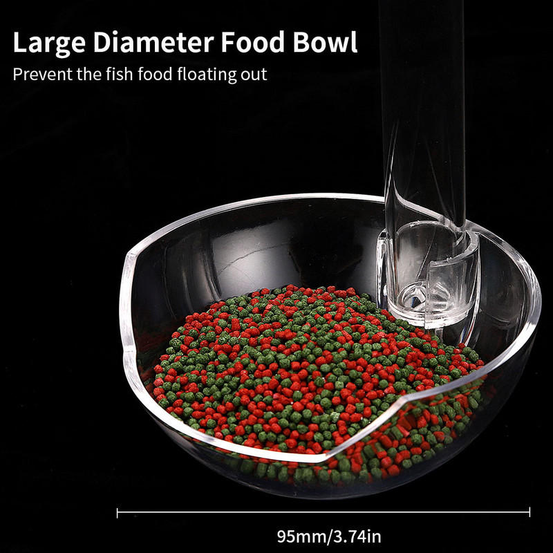 Γυαλί ενυδρείου Υψηλής διαπερατότητας Οισοφαγικός σωλήνας σίτισης Τροφοδότης τεχνητού γαρίδας Τροφοδότης Συσκευή τροφοδοσίας ενυδρείου Κουτί σίτισης