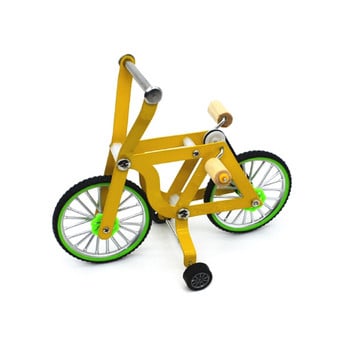 Bird Intelligence Training Props Yellow Bicycle Toy Parrot Educational Table Top Trick Prop Toys for Parakeet Cockatoo