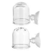 Rezervor de hrănire pentru hrănire pentru creveți Acvariu acvatic Suport pentru cone de jardiniera Ghiveci de plantat Inel de sucție transparent pentru animale de companie Recipient pentru reptile