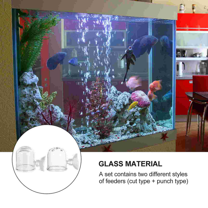 Rezervor de hrănire pentru hrănire pentru creveți Acvariu acvatic Suport pentru cone de jardiniera Ghiveci de plantat Inel de sucție transparent pentru animale de companie Recipient pentru reptile