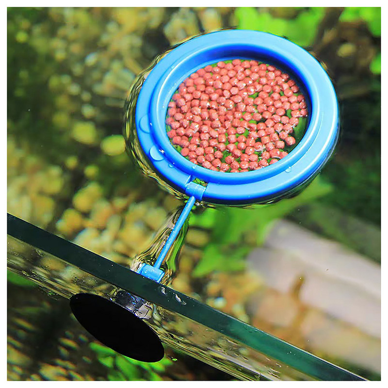 Ενυδρείο βεντούζα Τροφοδότης Δαχτυλίδι τροφοδοσίας δεξαμενής ψαριών Σταθμός δεξαμενής ψαριών Πλωτός τροφοδότης δίσκος τροφών Αξεσουάρ δεξαμενής ψαριών ενυδρείο