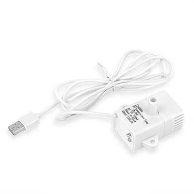 JN-206 DC/USB vízszivattyú 5V 120L/h merülő mini szivattyú Fish akvárium macska szökőkút ivók kefe nélküli LED lámpa Automatikus kikapcsolás
